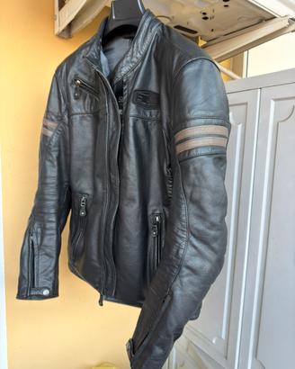 Giacca moto in pelle Stud taglia 48