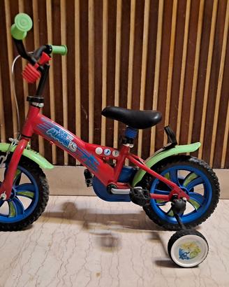 bicicletta 12 pollici PJ MASK con rotelle