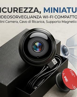 Mini Telecamera Wi-Fi HD Senza Fili
