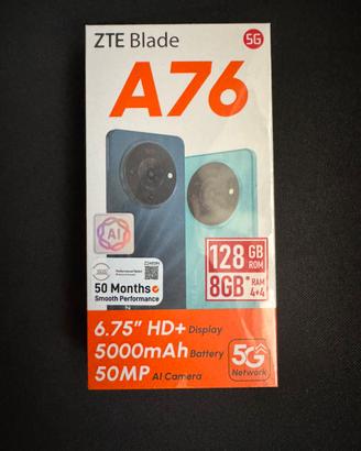 ZTE Blade - A76 (5g) 128 GB Rom & 8 GB RAM