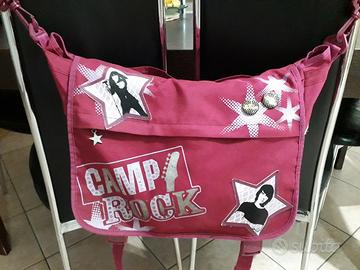 Borsa zaino camp rock donna scuola palestra