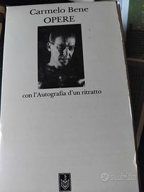 Carmelo Bene, OPERE con l'autografi di un ritratto