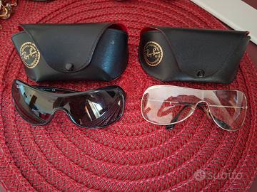 Due paia di Ray Ban da donna 100% UV protection 