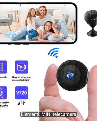 Mini telecamera wifi 
