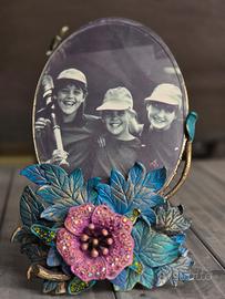 Cornice decorativa vintage con foto d’epoca