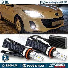 Kit LED H11 CANbus MAZDA 3 BL Luci Bianco Ghiaccio