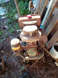 Motozappa 5 cv benzina con rulli zappette