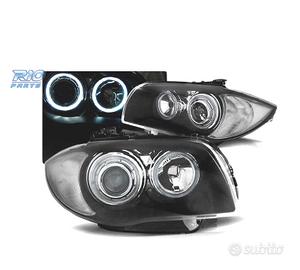 FARI BMW E81 E87 E82 E88 OCCHI ANGEL LED NERI