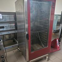 Forno 16 teglie gas con carrello estraibile