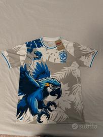 Maglia Brasile Nike Ara Blu Tropicale – Taglia L