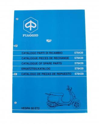 Catalogo parti di ricambio Piaggio Vespa 50 ET2