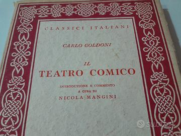 raro libro 1961 il teatro comico di Carlo goldoni