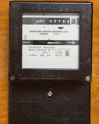 Contatore d'epoca Siemens/C.G.S.  FUNZIONANTE