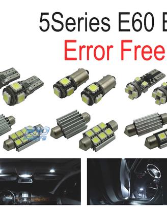 KIT 18 LAMPADE LED INTERNE BMW E60 E61 M5 520I 523