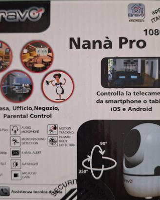 Telecamera IP WiFi Bravo Nanà Pro Full HD