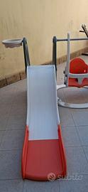 Scivolo con altalena