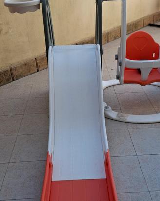 Scivolo con altalena
