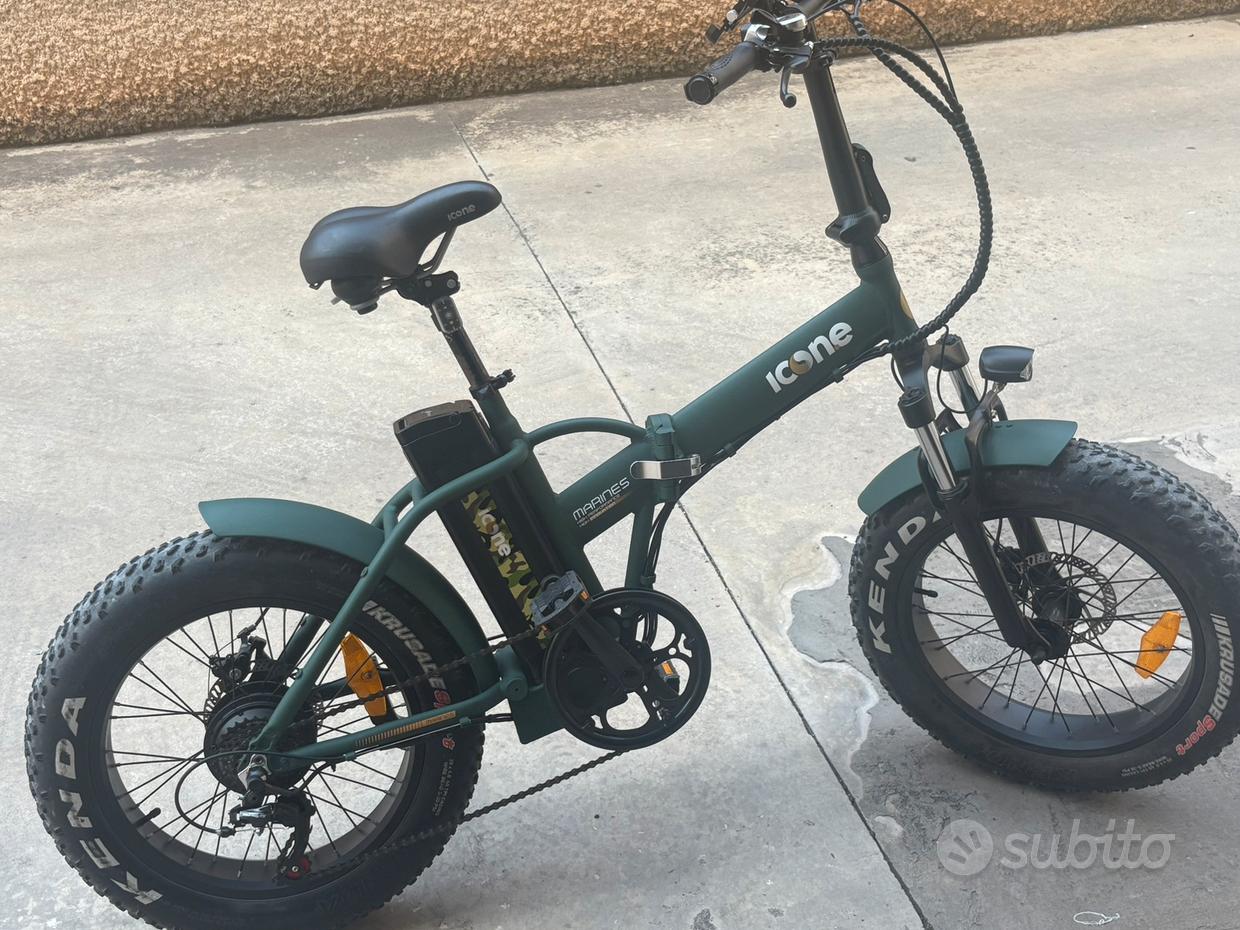 Bicicletta Elettrica Icone Marines Icone Bici Elettrica Pieghevole