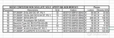 ET200SP   lotto schede e interfacce 