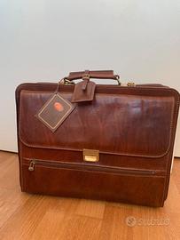 Cartella lavoro pelle marrone The Bridge - Nuova