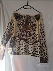 Krizia anni 90 maglia leopardo