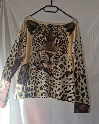 Krizia anni 90 maglia leopardo