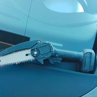 Motosega mini a batteria 