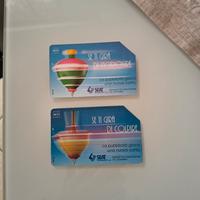 Schede telefoniche rare da collezionismo Sip