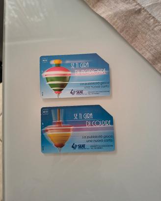 Schede telefoniche rare da collezionismo Sip