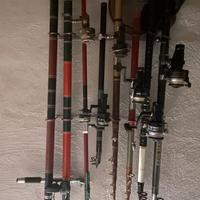 Lotto canne da pesca completo
