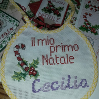 Bavagli ricamati Natale