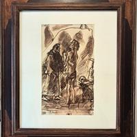 Felice Carena 1957 : S.Antonio visita S.Girolamo.