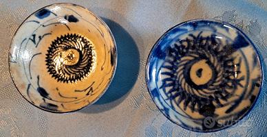 COPPIA  CIOTOLINE   PORCELLANA   ANTICA