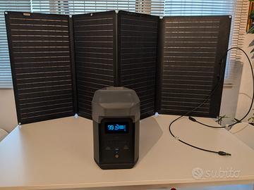 ecoflow delta 2 + pannello solare 