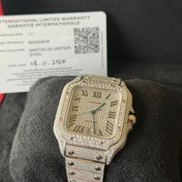 Santos De Cartier grande DIAMOND WSSA0018