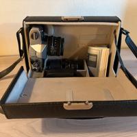 Valigetta con Rolleiflex SL35 + obiettivo + espos.