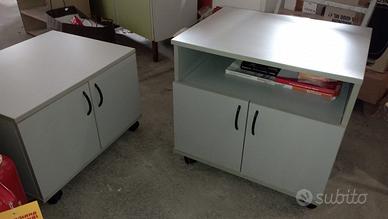 carrello/tavolo da ufficio con ruote