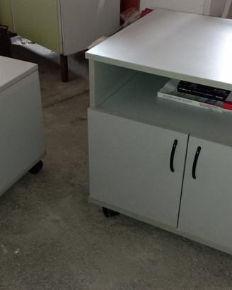 carrello/tavolo da ufficio con ruote
