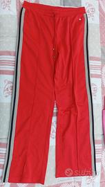 pantaloni tuta rossa donna Benetton 