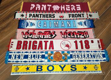 sciarpe sciarpa ultras tifosi calcio no adesivo 