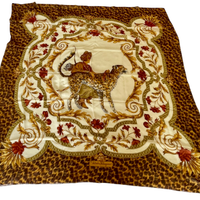 Grande sciarpa in seta Salvatore Ferragamo vintage