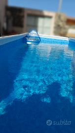 Piscina Bestway 640x274x132 cm grigio scuro