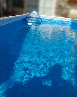 Piscina Bestway 640x274x132 cm grigio scuro