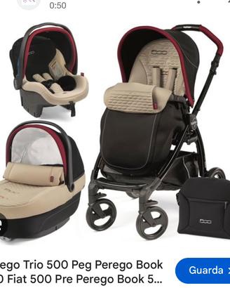 Trio Peg Perego edizione limitata Fiat 500