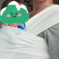 Fascia porta bebè MHUG semirigida in Bambú