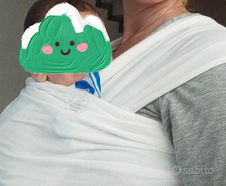 Fascia porta bebè MHUG semirigida in Bambú