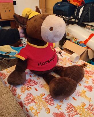peluche grande cavallo 80 cm Ferrari 