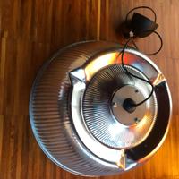 Lampadario tipo industriale in alluminio