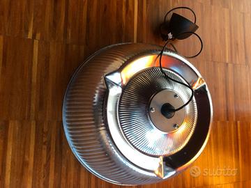 Lampadario tipo industriale in alluminio