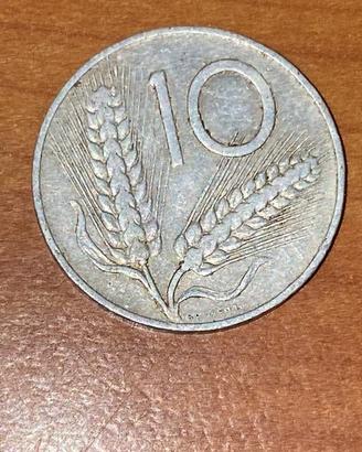 10 lire 1955 spiga aratro Rara ed Inteovabile